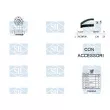 Saleri SIL K1PA864A - Pompe à eau + kit de courroie de distribution
