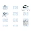 Saleri SIL K2PA1133 - Pompe à eau + kit de courroie de distribution