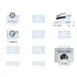 Saleri SIL K2PA1509 - Pompe à eau + kit de courroie de distribution