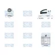 Saleri SIL K2PA846A - Pompe à eau + kit de courroie de distribution