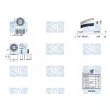 Saleri SIL K2PA922 - Pompe à eau + kit de courroie de distribution