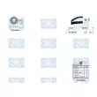 Saleri SIL K3PA1002A - Pompe à eau + kit de courroie de distribution