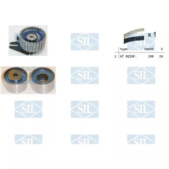 Saleri SIL TK1297 - Kit de distribution