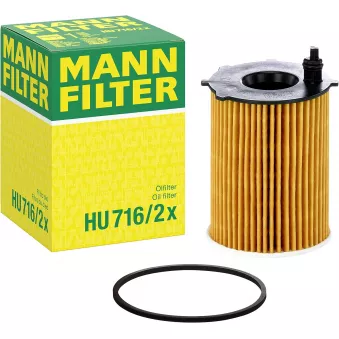 Filtre à huile MANN-FILTER HU 716/2 x