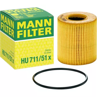 Filtre à huile MANN-FILTER HU 711/51 x