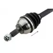 TEKNÖR NPW-PE-093 - Arbre de transmission avant gauche 