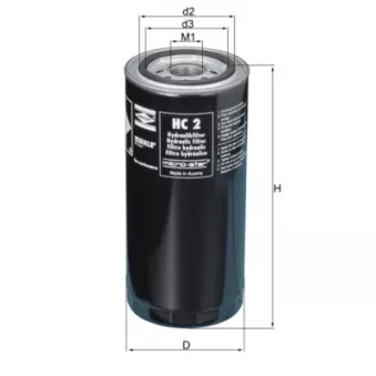 KNECHT HC 2 - Filtre hydraulique, boîte automatique