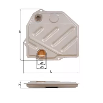Kit de filtre hydraulique, boîte automatique Metalcaucho 21010