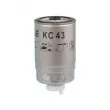 KNECHT KC 43 - Filtre à carburant