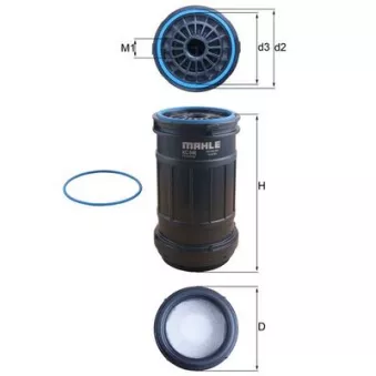 Filtre à carburant KNECHT OEM 687110