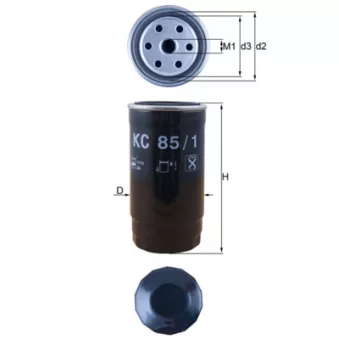 KNECHT KC 85/1 - Filtre à carburant