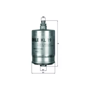 Filtre à carburant KNECHT KL 19 pour MERCEDES-BENZ CLASSE E E 220 - 150cv
