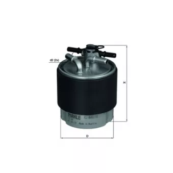 Filtre à carburant KNECHT OEM 16400JD52A