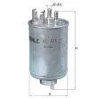 KNECHT KL 474 - Filtre à carburant