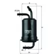 KNECHT KL 487 - Filtre à carburant
