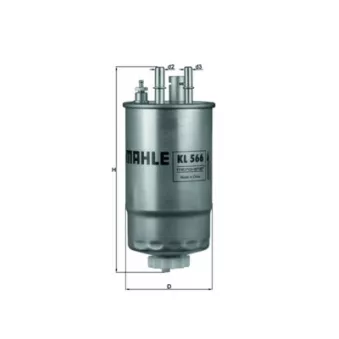 Filtre à carburant KNECHT OEM 1542785