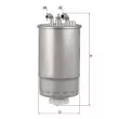 KNECHT KL 568 - Filtre à carburant