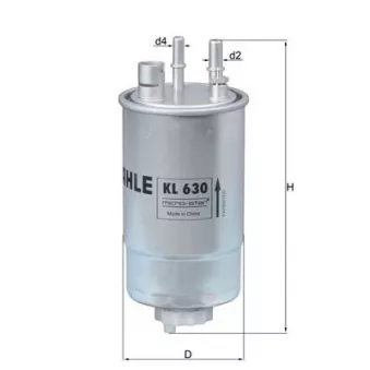 Filtre à carburant KNECHT KL 630 pour OPEL MERIVA 1.3 CDTI - 69cv