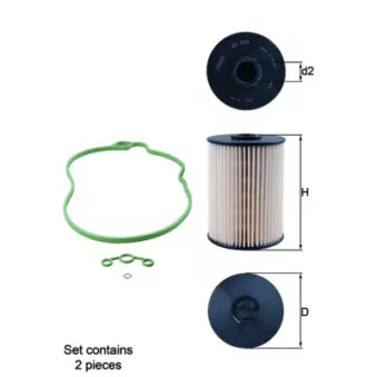 Filtre à carburant KNECHT KX 200D/S