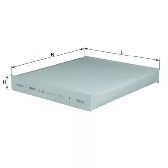 Filtre, air de l'habitacle KNECHT OEM 93388404