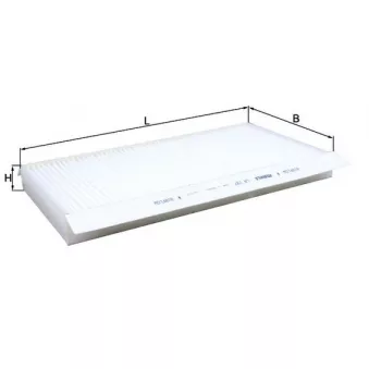 Filtre, air de l'habitacle KNECHT OEM 64319171858