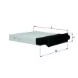 KNECHT LA 230 - Filtre, air de l'habitacle