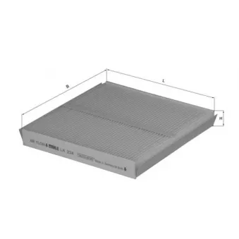 Filtre, air de l'habitacle KNECHT LA 234