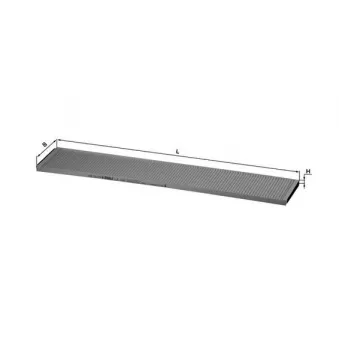 Filtre, air de l'habitacle KNECHT OEM A0018356147