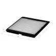 KNECHT LA 404 - Filtre, air de l'habitacle