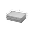 KNECHT LA 432 - Filtre, air de l'habitacle