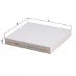 Filtre, air de l'habitacle KNECHT [LA 460]