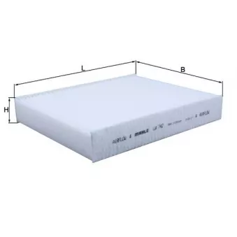 Filtre, air de l'habitacle KNECHT OEM 64119237554