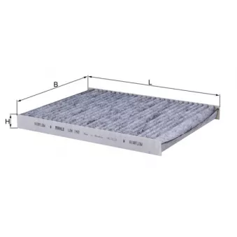 Filtre, air de l'habitacle KNECHT OEM 71736776