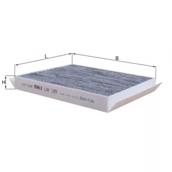 Filtre, air de l'habitacle KNECHT OEM 6808605