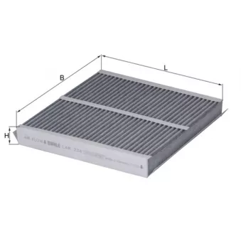Filtre, air de l'habitacle KNECHT OEM 6915764