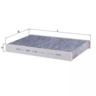 Filtre, air de l'habitacle KNECHT OEM JKR500020