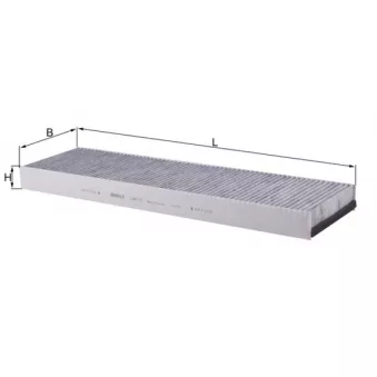 Filtre, air de l'habitacle KNECHT OEM 647989