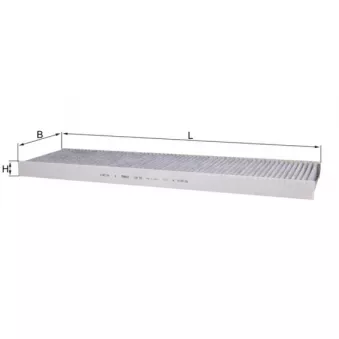 Filtre, air de l'habitacle KNECHT LAK 85