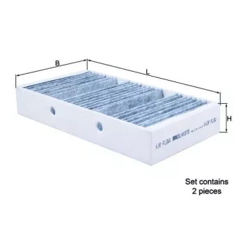 Filtre, air de l'habitacle KNECHT OEM A1668307201