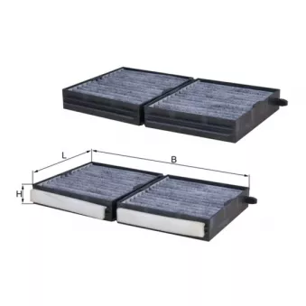 Filtre, air de l'habitacle KNECHT OEM C10261J6X