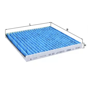 Filtre, air de l'habitacle KNECHT OEM 0897400820