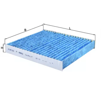 Filtre, air de l'habitacle KNECHT OEM 8713930100