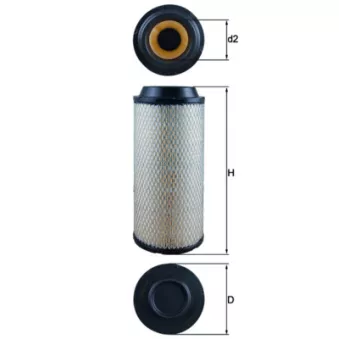 Filtre à air KNECHT OEM 503871