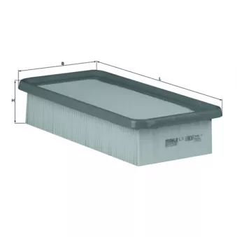 Filtre à air KNECHT LX 1808 pour MITSUBISHI LANCER 1.4 GL - 97cv