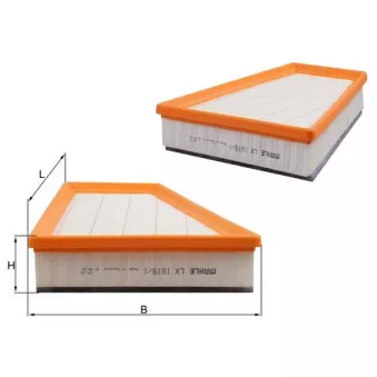 Filtre à air KNECHT OEM 8200880458