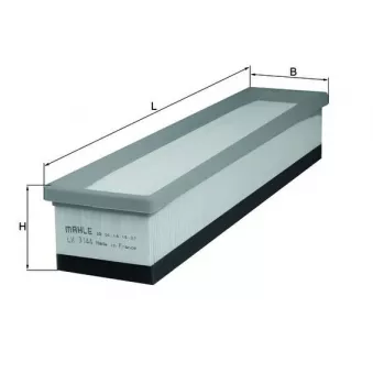 Filtre à air KNECHT OEM 7701068471