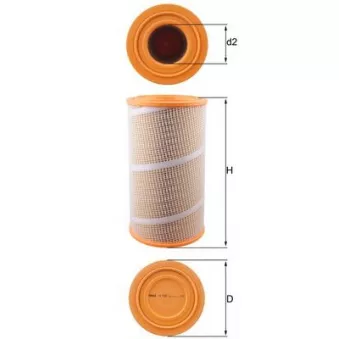 Filtre à air KNECHT LX 7120