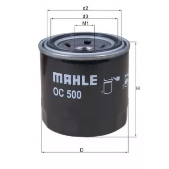Filtre à huile KNECHT OEM 15208AA024