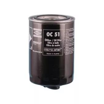 Filtre à huile KNECHT OC 51 OF pour VOLKSWAGEN PASSAT 1.9 TD - 75cv