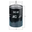 KNECHT OC 81 - Filtre à huile